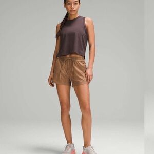 Lululemon Soft Jersey Relaxed-Fit Mid-Rise Short 4” Sz 10